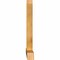 Ekena Millwork Portland Rough Sawn Timber Gable Bracket, Western Red Cedar, 60"W x 38"H x 4"D x 4"F, 15/12 Pitch GBW060X38X0404POR00RWR - alternate 2